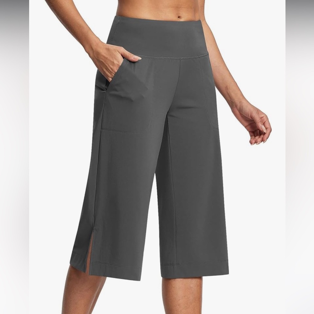 Women's Grey Culotte Pants